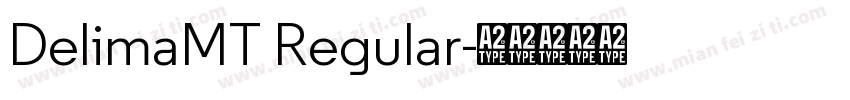 DelimaMT Regular字体转换